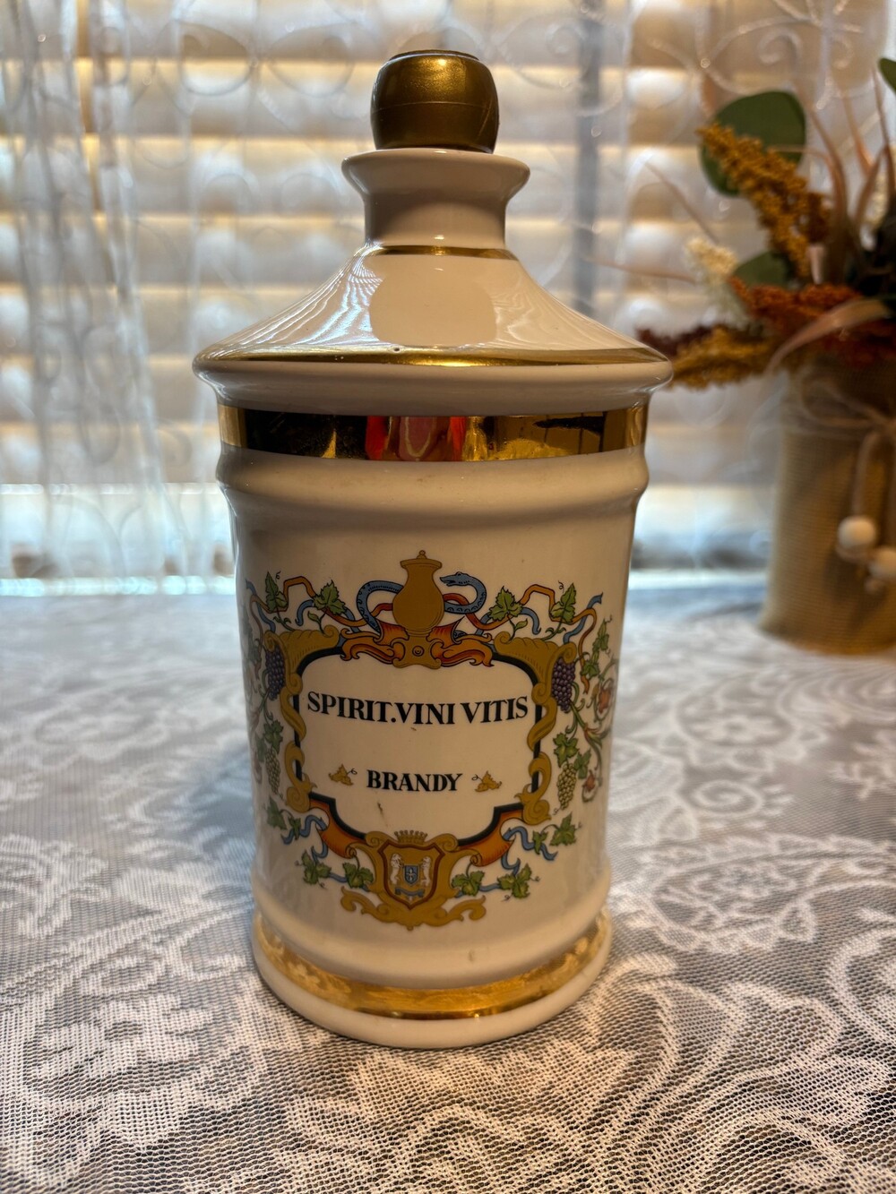 Vintage Paul Masson Rare Brandy Ceramic Decanter Jose Moya Del Pino
